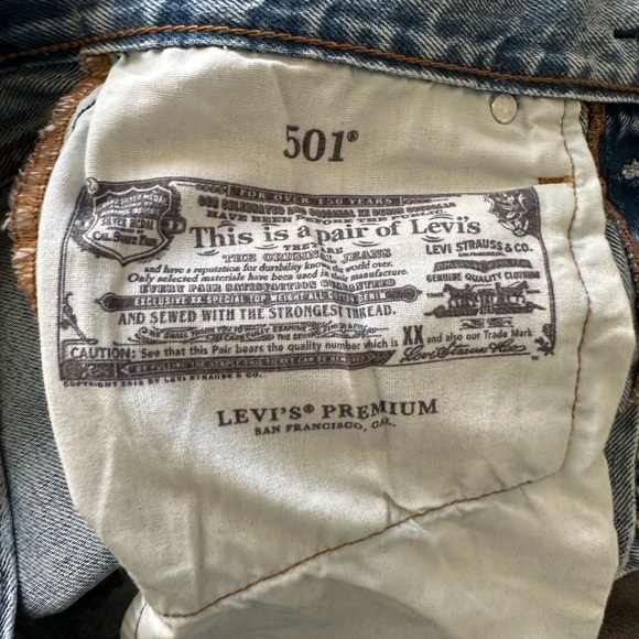 Levi’s 501® TWO-TONE WOMEN'S JEANS - Picture 2 of 7